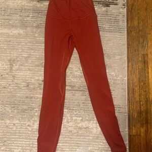 Lululemon align red High-Waisted Leggings